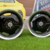 AMG Monoblock Aero Style II 17X9J 5X112 ET35 66.6 Black with Diamond cut lip