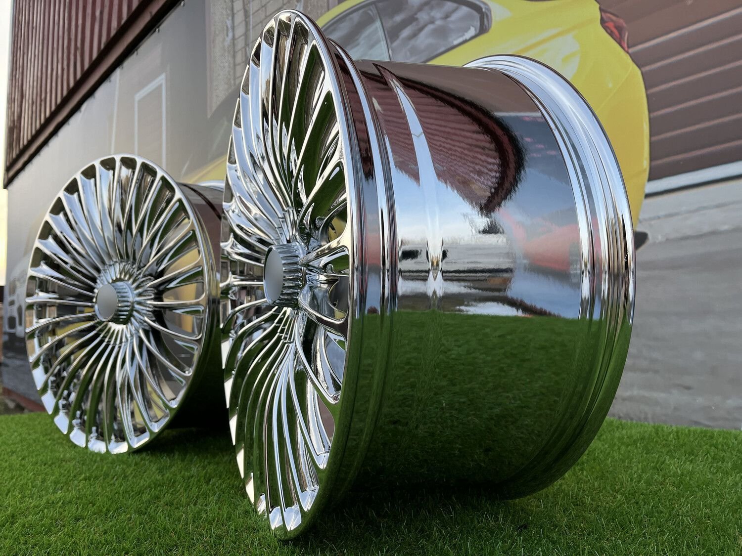 Mercedes-Benz S/E/C Class Maybach Style 20X9.5J 5X112 ET43 66.6 Chrome (Audi, Mercedes - Benz E/S, Volkswagen, Seat, Skoda, Cupra) 7
