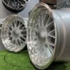 Laredo BBS LM style 17X8.5J 5X112/5X120 ET20 73.1 Silver with Diamond cut lip ( Audi A4/A6, VW Golf/Jetta, Mercedes E/S/SL/CL, BMW 3-5-6-8 E46/E90/E39/E60 )
