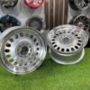 VW Classic Steel Design15X8J 4X100/5X100 ET25 73.1 Silver with Diamond Cut lip ( BMW E30, VW Golf/Jetta, AUDI 80/Coupe/A3, Mazda MX )