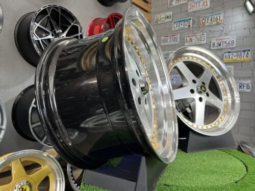 Work Equip style 19X9.5J 5X114.3 ET22 73.1 Hyper silver with machined lip