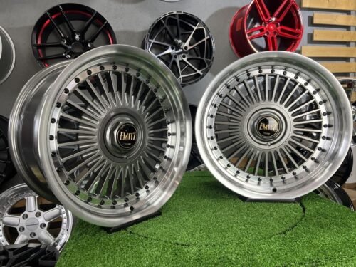 Work Emitz style 17X8J 4X100/5X100 ET20 73.1 Grey with polished lip