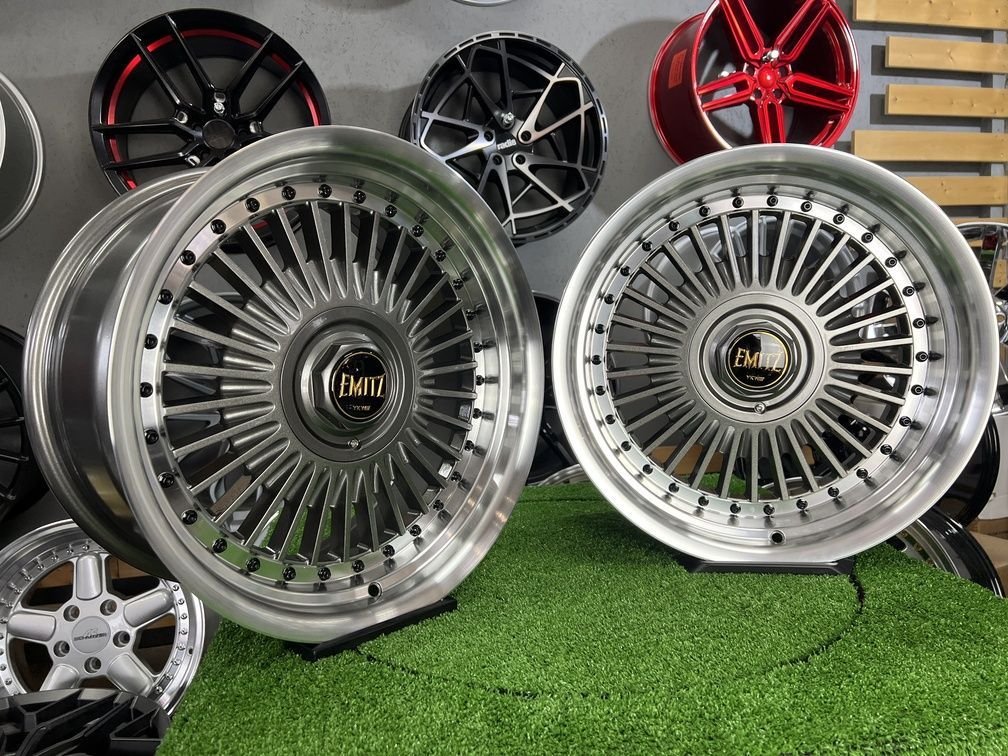 Work Emitz style 17X8J 4X100/5X100 ET20 73.1 Grey with polished lip 6