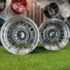 VW Classic Steel Design15X8J 4X100/5X100 ET25 73.1 Grey with Diamond Cut lip ( BMW E30, VW Golf/Jetta, AUDI 80/Coupe/A3, Mazda MX )