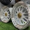 Laredo BBS LM style 17X8.5J 5X112/5X120 ET20 72.56 White with Diamond cut lip ( Audi A4/A6, VW Golf/Jetta, Mercedes E/S/SL/CL, BMW 3-5-6-8 E46/E90/E39/E60 )