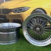 Alpina style with lip 19X10J 5X112/5X120 ET20 74.1 Grey with polished lip ( BMW 3-5-6-8 E46/E90/E39/E60/E63/E31 )