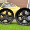 BMW AC Schnitzer Style 18X9.5 5X120 ET20 74.1 Semi Matt Black with Golden Rivets