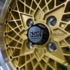 Soler SSR Mesh Formula Style 15X8.25J 4X100 ET20 73.1 Gold with polished lip