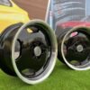 AMG Monoblock Aero Style II 17X9J 5X112 ET35 66.6 Black with Diamond cut lip
