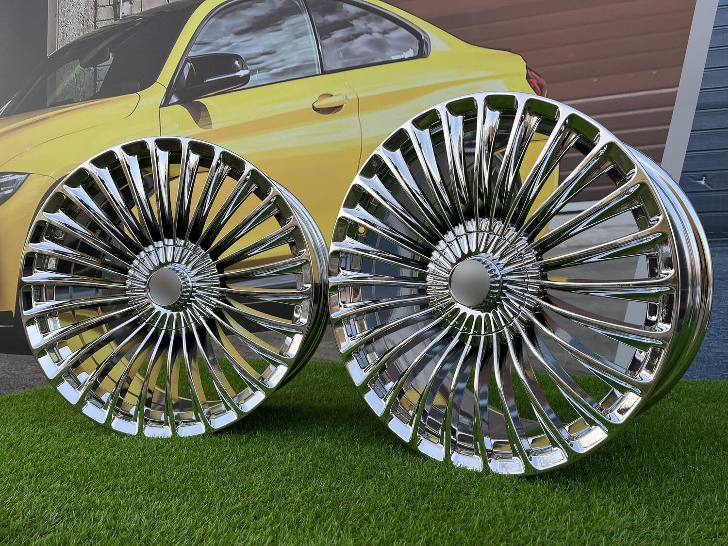 Mercedes-Benz S/E/C Class Maybach Style 20X8.5J 5X112 ET36 66.6 Chrome (Audi, Mercedes - Benz E/S, Volkswagen, Seat, Skoda, Cupra) 8