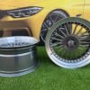 Alpina style with lip 19X8.5J 5X112/5X120 ET25 74.1 Grey with polished lip ( BMW 3-5-6-8 E46/E90/E39/E60/E63/E31 )