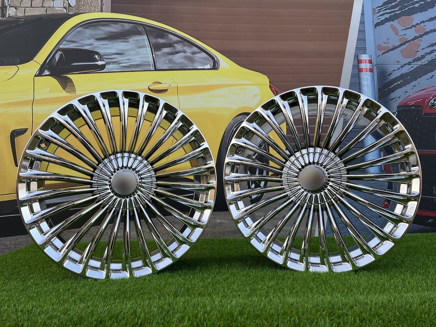 Mercedes-Benz S/E/C Class Maybach Style 20X8.5J 5X112 ET36 66.6 Chrome (Audi, Mercedes - Benz E/S, Volkswagen, Seat, Skoda, Cupra) 9