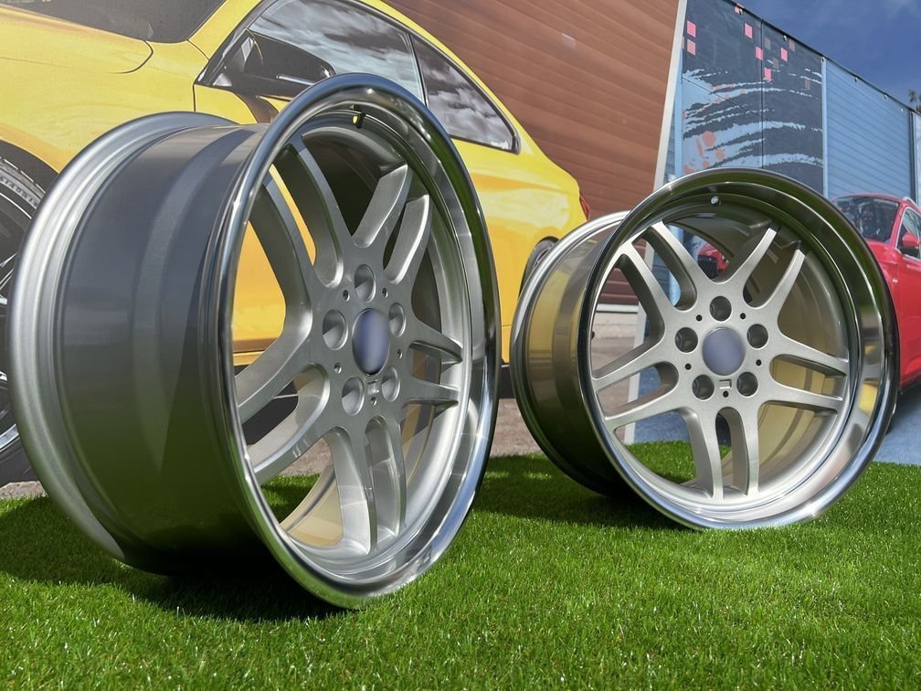 M Parallel styling 37 style 19X8.5 5X120 ET15 74.1 Silver with mirror lip 5