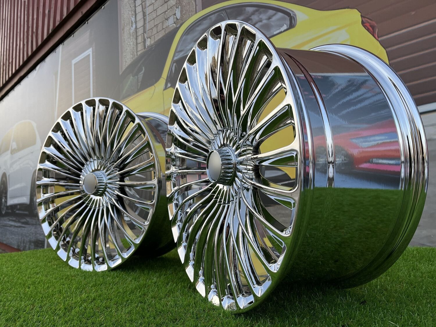 Mercedes-Benz S/E/C Class Maybach Style 20X9.5J 5X112 ET43 66.6 Chrome (Audi, Mercedes - Benz E/S, Volkswagen, Seat, Skoda, Cupra) 10