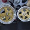 Ferrari Azev style 17X8.5J 4X100/4X114.3 ET25 73.1 Gold with polished lip
