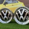 VW Classic style 17X7.5J 5X112 ET30 57.1 Black with Diamond Cut face and lip (Volkswagen, Audi, Mercedes - Benz, Seat, Skoda, Cupra)