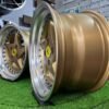 Akron Ferrari 348TS Style 15X8.25J 4X100 ET25 73.1 Matt bronze with Diamond cut lip ( BMW E30, VW Golf/Jetta, AUDI 80/90/Coupe, Mazda MX3/MX5, Honda Civic, JDM cars )