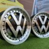 VW Classic style 16X7J 5X100 ET30 57.1 Black with face machined