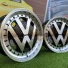 VW Classic style 15X6.5J 4X100/5X100 ET30 57.1 Black with Diamond Cut face and lip ( BMW E30, VW Golf/Jetta, AUDI 80/Coupe/A3, Mazda MX )
