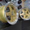 Ferrari Azev style 17X10J 4X100/4X114.3 ET15 73.1 Gold with polished lip