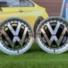 VW Classic style 17X7.5J 5X100 ET30 57.1 Black with face machined