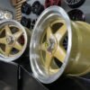 Ferrari Azev style 17X8.5J 4X100/4X114.3 ET25 73.1 Gold with polished lip