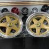 Ferrari Azev style 17X10J 4X100/4X114.3 ET15 73.1 Gold with polished lip