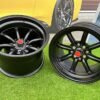 Watanabe Rota style 15X10.5J 4X100/4X114.3 ET -15 73.1 Matt black ( Mazda MX RX, VW, BMW E30, Honda, JDM cars )