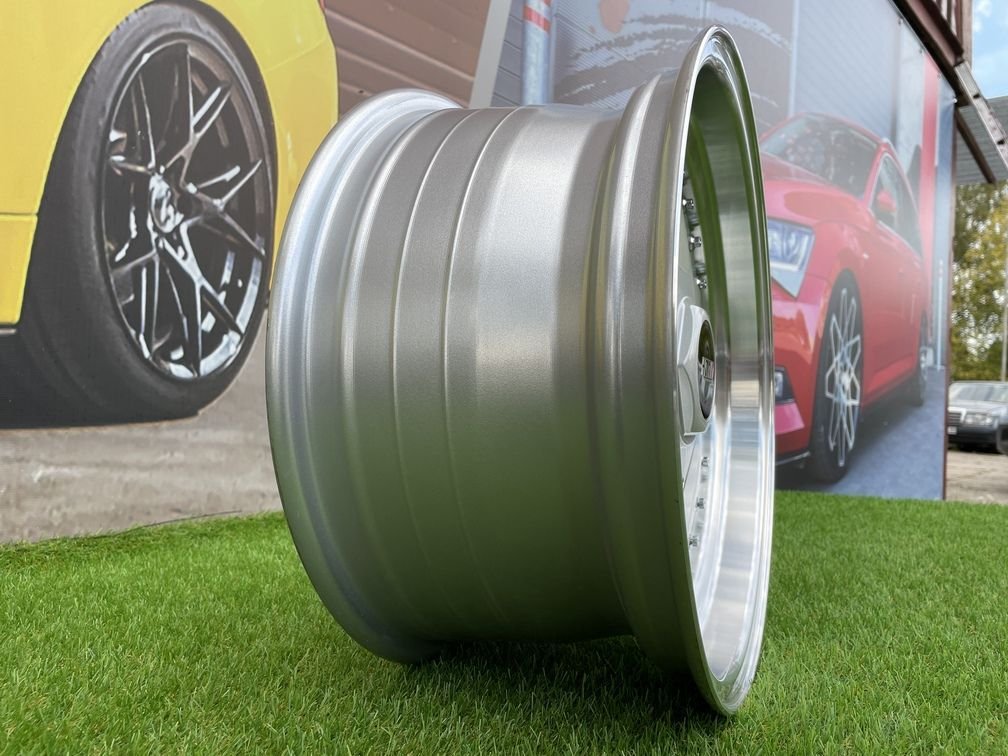 Bahar Borbet A Style 15X7J 4X100/4X108 ET30 73.1 Silver with Diamond Cut lip 10