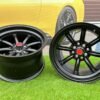 Watanabe Rota style 15X10.5J 4X100/4X114.3 ET -15 73.1 Matt black ( Mazda MX RX, VW, BMW E30, Honda, JDM cars )