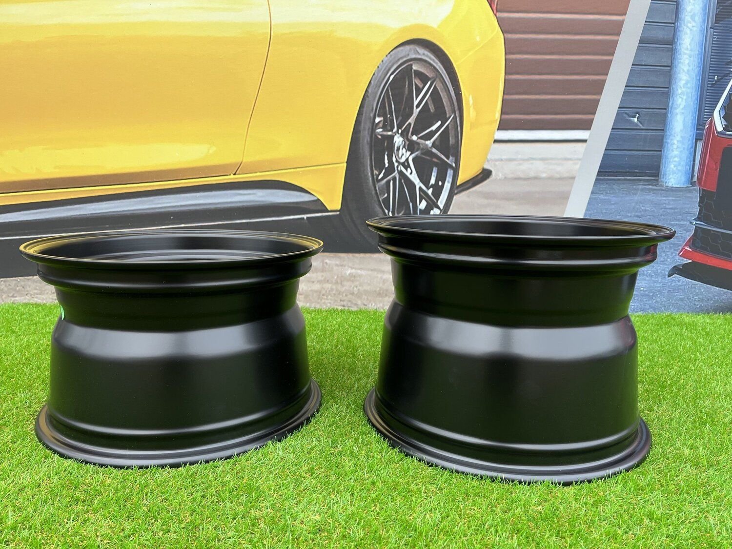 Watanabe Rota style 15X10.5J 4X100/4X114.3 ET -15 73.1 Matt black ( Mazda MX RX, VW, BMW E30, Honda, JDM cars ) 10