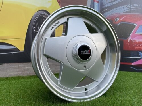 Arman Borbet A Style 15X7.5J 4X100/4X108 ET18 73.1 Silver with Diamond Cut lip