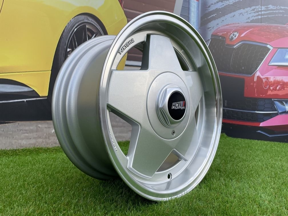 Arman Borbet A Style 15X7.5J 4X100/4X108 ET18 73.1 Silver with Diamond Cut lip 6
