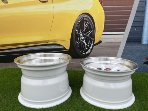 Watanabe Rota style 15X10.5J 4X100/4X114.3 ET -15 73.1 White with Diamond cut lip ( Mazda MX RX, VW, BMW E30, Honda, JDM cars )