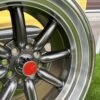 Watanabe Rota style 15X10.5J 4X100/4X114.3 ET -15 73.1 Grey with Diamond cut lip ( Mazda MX RX, VW, BMW E30, Honda, JDM cars )