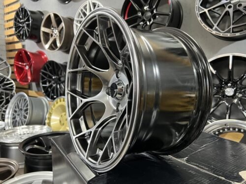 HRE Concave style 15X8.25J 4X100 ET0 73.1 Hyper black