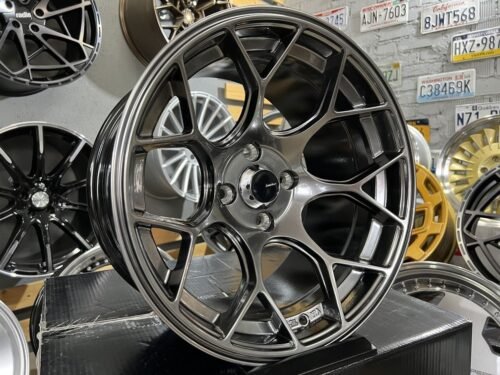 HRE Concave style 15X8.25J 4X100 ET0 73.1 Hyper black