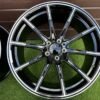 Brabus Monoblock Z Style 20X9.5J 5X112 ET39 66.6 Black with Diamonad Cut face (Mercedes - Benz CLS/E/S Class)