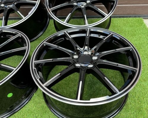 Brabus Monoblock Z Style 20X9.5J 5X112 ET39 66.6 Black with Diamonad Cut face (Mercedes - Benz CLS/E/S Class)