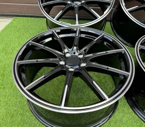 Brabus Monoblock Z Style 20X9.5J 5X112 ET39 66.6 Black with Diamonad Cut face (Mercedes - Benz CLS/E/S Class)