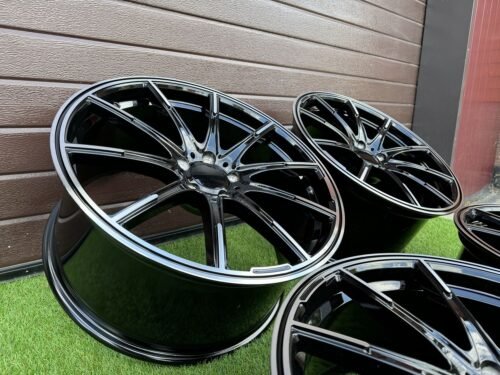 Brabus Monoblock Z Style 20X9.5J 5X112 ET39 66.6 Black with Diamonad Cut face (Mercedes - Benz CLS/E/S Class)