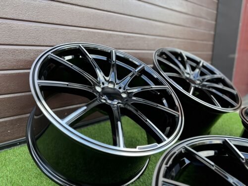 Brabus Monoblock Z Style 20X9.5J 5X112 ET39 66.6 Black with Diamonad Cut face (Mercedes - Benz CLS/E/S Class)