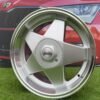 Borbet A Style R16X7J 4x100/4x114.3 ET20 67.1 Silver with Diamond cut lip for BMW E30, Audi, VW