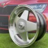 Borbet A Style R16X7J 4x100/4x114.3 ET20 67.1 Silver with Diamond cut lip for BMW E30, Audi, VW