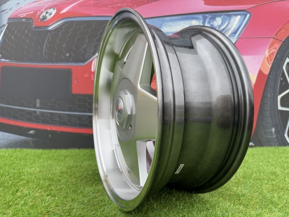Borbet A Style R16X7J 4x100/4x114.3 ET20 67.1 Silver with Diamond cut lip for BMW E30, Audi, VW 4