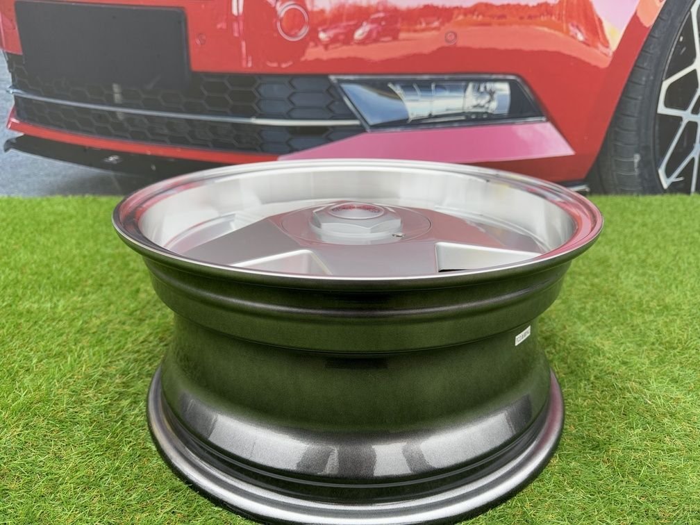 Borbet A Style R16X7J 4x100/4x114.3 ET20 67.1 Silver with Diamond cut lip for BMW E30, Audi, VW 9