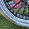 Alpina Classic Style  R17X9J 5X112/5X120 ET15 72.6 Grey with Diamond cut lip and silver rivets