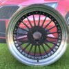 Alpina Classic Style  R17X9J 5X112/5X120 ET15 72.6 Grey with Diamond cut lip and silver rivets