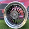 Alpina Classic Style  R17X9J 5X112/5X120 ET15 72.6 Grey with Diamond cut lip and silver rivets
