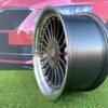 Alpina Classic Style R17X8J 5X112/5X120 ET20 72.6 Grey with Diamond cut lip and silver rivets